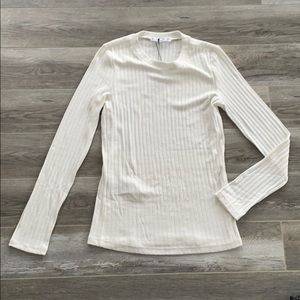 White mango long sleeve top